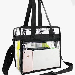 Clear stadium bag. OS.  NWT.